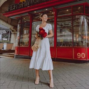 O.P.T Daphne Dress in White Sz. M